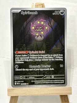 Pokemon Card TCG Spiritomb 148/132 Illustration Rare Mega Evolution English NM - Image 1