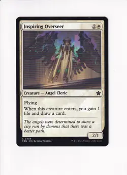 MAGIC THE GATHERING MTG FOUNDATIONS INSPIRING OVERSEER (#2) (LETD) - Image 1