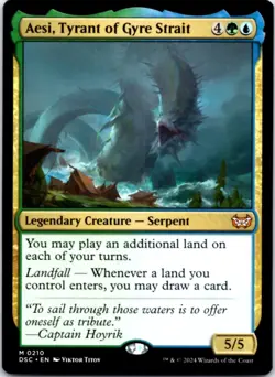 Aesi, Tyrant of Gyre Strait Commander: Duskmourn: House of Horror, 210 NM - Image 1