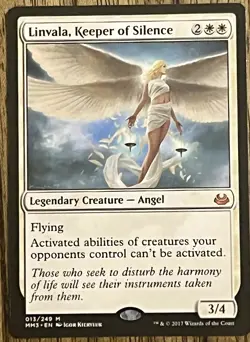 Linvala, Keeper of Silence - Modern Masters 2017 - Magic MTG - NM - Mythic Rare - Image 1
