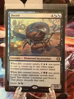 MTG Lorwyn Eclipsed Deceit Foil Mythic! - Image 1