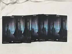 Magic The Gathering - Unstable Swamp Lot Of 5 ~NM~ All Unplayed - Image 1