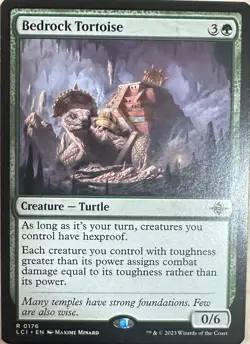 Bedrock Tortoise the Lost Caverns of Ixalan Mtg - Image 1