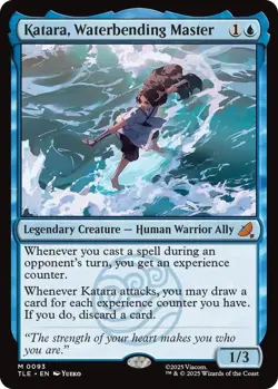 Katara, Waterbending Master 93 Mythic Avatar TLE MTG NM - Jumpstart - Image 1
