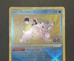 Radiant Blastoise 018/078 Pokemon GO Holo - Image 3
