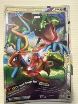 Pokemon TCG Part 1&2 Rayquaza & Deoxys Legend Holo Rare HGSS - Image 1