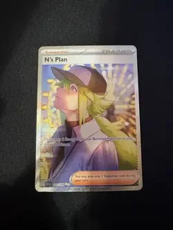 Pokemon TCG N's Plan 170/86 Special Illustration Black Bolt NM/M Condition - Image 1
