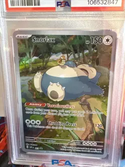 2023 POKEMON 151 ELITE TRAINER BOX PROMO SVP #051 SNORLAX PSA 9 - Image 2