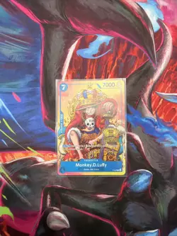 Monkey.D.Luffy (2nd Anniversary Stamped Promo) P-043 One Piece LP NM English - Image 1