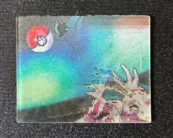Pokemon Japanese Meiji Super Change Lenticular 3D Card #23 Nidorino Gengar - Image 1