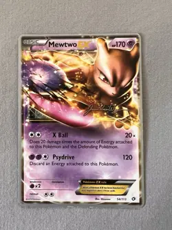 Pokemon Mewtwo Ex 54/113 Card Rare Non Holo Trading World Championships 2015 - Image 1