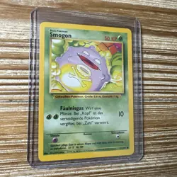 Pokemon Card Smogon Koffing 51/102 German Base Set Unlimited LP-NM - Image 1