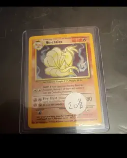 Pokemon TCG Ninetales Base Set Holo 1999 Vintage Lot - 2 Cards - Image 2