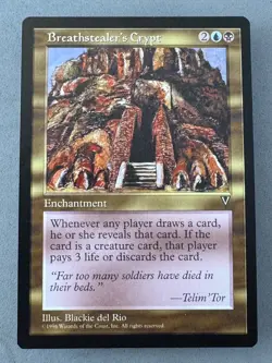 Breathstealer's Crypt Mirage MTG—Unplayed Near Mint/Mint—Vintage RESERVE LIST - Image 1