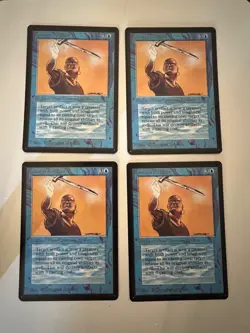 Magic the Gathering MTG Animate Artifact Beta NM Playset (4) (Beta Bob) - Image 1
