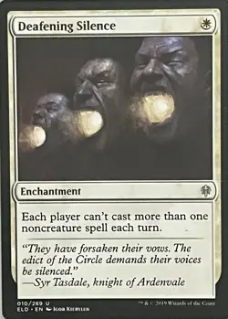 Deafening Silence - Throne Of Eldraine - Magic MTG - NM - Uncommon - Image 1