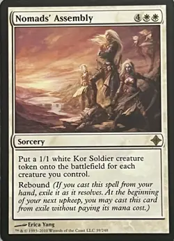 Nomads' Assembly - Rise of the Eldrazi - Magic MTG - LP - Rare - Image 1