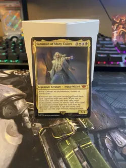 Saruman Of Many Colors Pre-Built Commander Deck - Includes Deck Box And Sleeves - Image 1