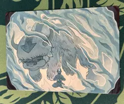 Aang’s Iceberg Art Series Avatar Last Airbender ASTLA MTG Magic The Gathering - Image 1