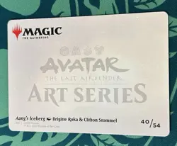 Aang’s Iceberg Art Series Avatar Last Airbender ASTLA MTG Magic The Gathering - Image 2