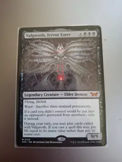 Valgavoth, Terror Eater Duskmourn: House of Horror Regular LP MTG Legendary - Image 1