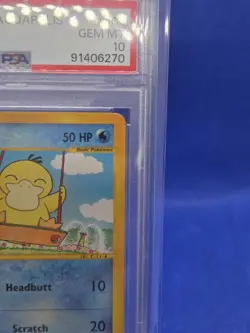 2003 Pokemon Aquapolis E-Reader Psyduck 104/147 Regular Common PSA 10 LOW POP - Image 4