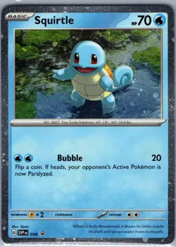Squirtle - (Cosmos Holo) 048 SV: Scarlet & Violet Promo - Pokemon Card - NM - Image 1