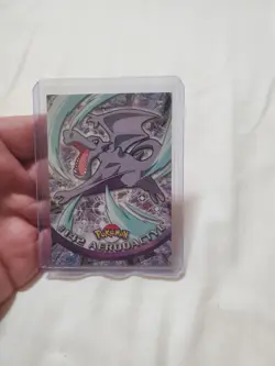 LP/NM Aerodactyl #142 2000 Topps Pokemon TV Animation Edition Non Holo - Image 1