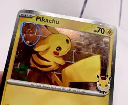 Pikachu 051/162 SWIRL 🌀 Cosmos Holo - Pokemon Day 2026 Stamped Promo TCG - Image 1