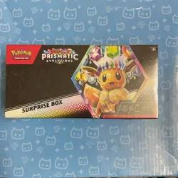 Pokemon TCG Prismatic Evolutions Surprise Box Promo Booster Eevee 2023 English - Image 1