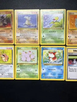 Pokemon Karten Sammlung Vintage Deutsch 10 Karten - 45/64 38/64 - Image 3