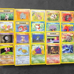 Pokemonkarten Sammlung Vintage Deutsch 20 Karten - 34/64 38/64 usw - Image 1