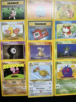 Pokemonkarten Sammlung Vintage Deutsch 20 Karten - 34/64 38/64 usw - Image 2