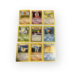 9 Vintage Pokemon Karten Sammlung - Pokemon Base Set 1999 Deutsch - Porygon - Image 1