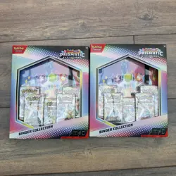 Pokemon TCG Prismatic Evolutions S&V Binder Collection Box Brand New Sealed X 2 - Image 1