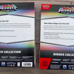 Pokemon TCG Prismatic Evolutions S&V Binder Collection Box Brand New Sealed X 2 - Image 2