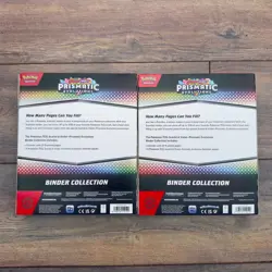 Pokemon TCG Prismatic Evolutions S&V Binder Collection Box Brand New Sealed X 2 - Image 3