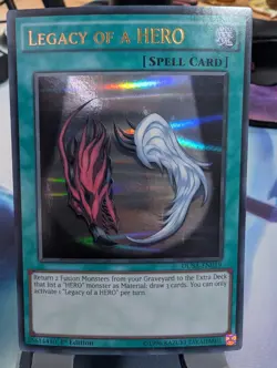 YuGiOh! Legacy of a HERO DUSA-EN019 Ultra Rare 1st Ed - Image 1