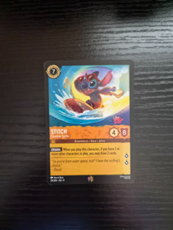 Disney Lorcana Fabled - Stitch - Carefree Surfer #24/204 - Legendary - Image 1