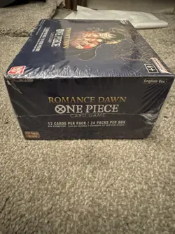 One Piece Card Game Romance Dawn Booster Box OP-01 (White Bottom) Slight Damage - Image 3