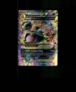 FAN-ART READ DESCRIPTION BELOW HOLO Tyranitar Card Tyranitar Pokemon Card p2 - Image 1