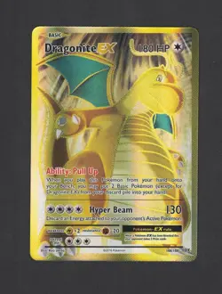 Pokemon 2016 XY Evolutions Dragonite EX Full Art Holo Card 106/108 - Image 1