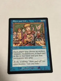 Show and Tell Urza's Saga LP MTG Magic the Gathering - Image 1