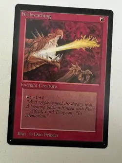 Magic the Gathering MTG Firebreathing Beta NM Playset (4) (Beta Bob) - Image 2