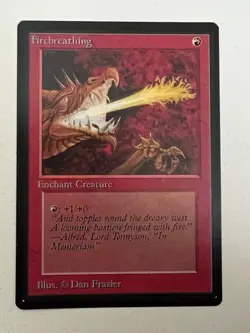 Magic the Gathering MTG Firebreathing Beta NM Playset (4) (Beta Bob) - Image 4