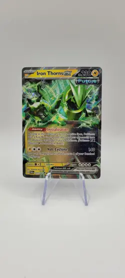 Pokemon TCG: Iron Thorns ex 077/167 Sv06: Twilight Masquerade Holo Card NM - Image 1