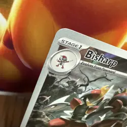 Pokemon TCG Bisharp Card 143/086 Black Bolt Illustration Rare Pack To Sleeve #1 - Image 2