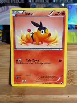 TEPIG 16/114 Black&White Unlimited Vintage Pokemon TCG Lightly Played - Image 1