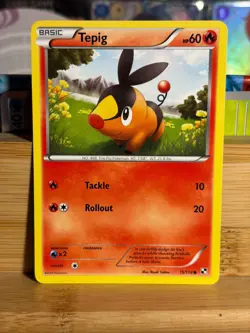 TEPIG 15/114 Black&White Unlimited Vintage Pokemon TCG Lightly Played - Image 1