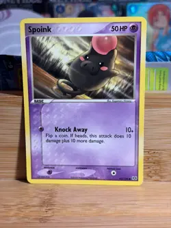 SPOINK 65/106 EX Emerald Unlimited Vintage Pokemon TCG Lightly Played - Image 1